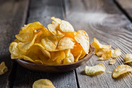 Chips nature pour l'apéro