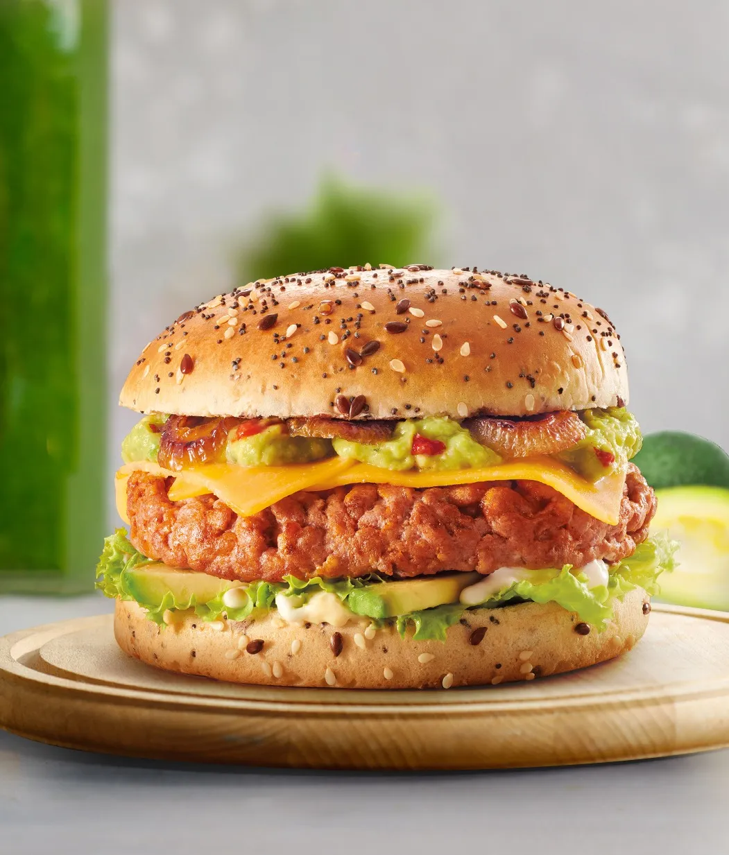 Burger à l'avocat